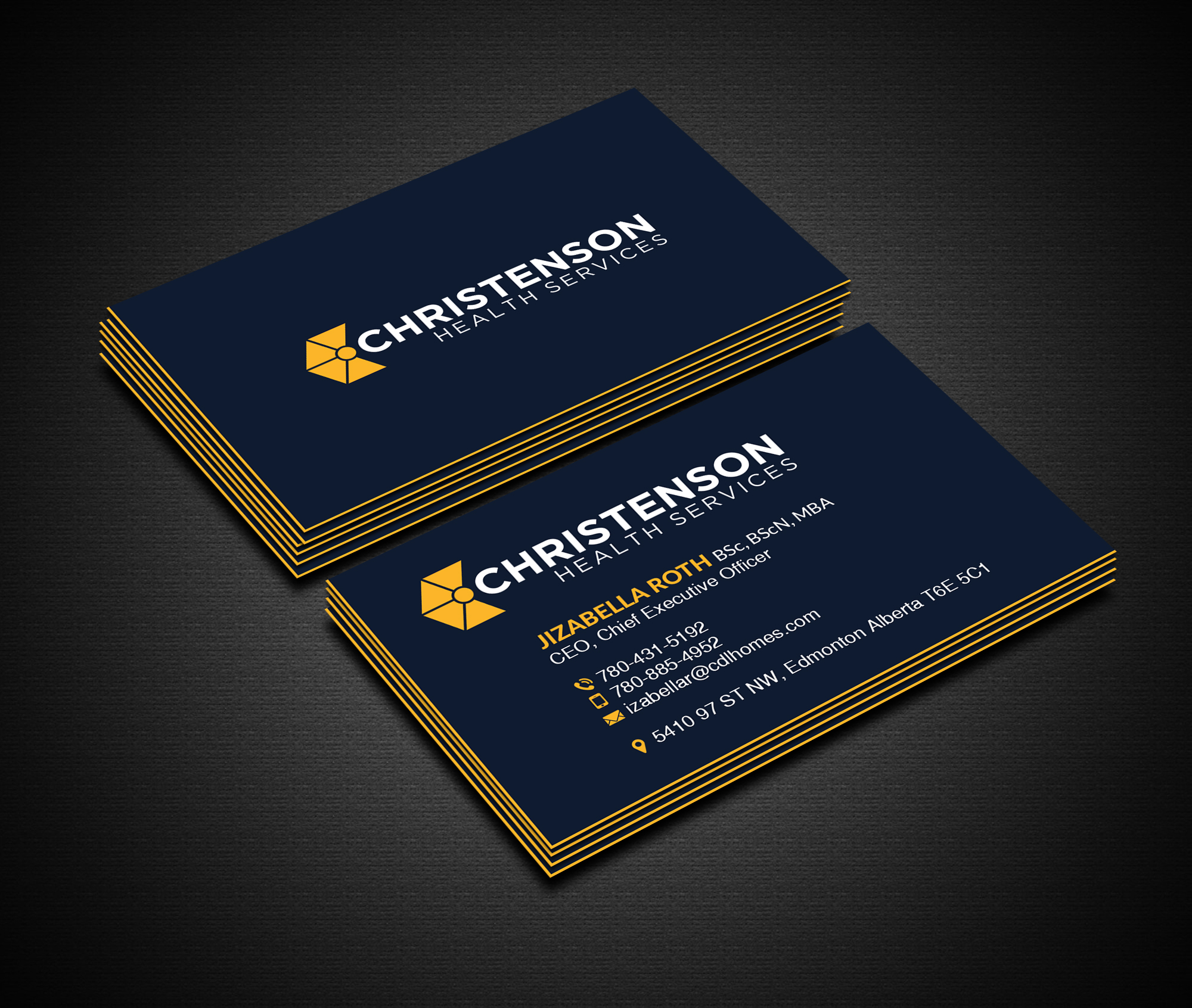 Business Card Design by Creations Box 2015 for this project | Design #24708582