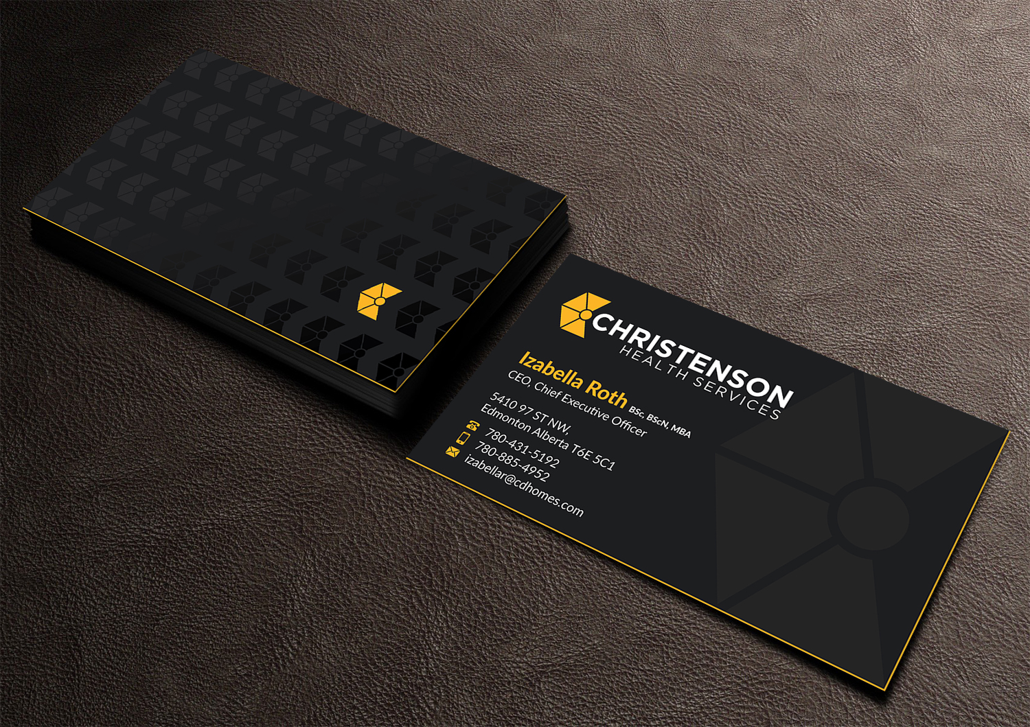 Business Card Design by Musa. A for this project | Design #24694814