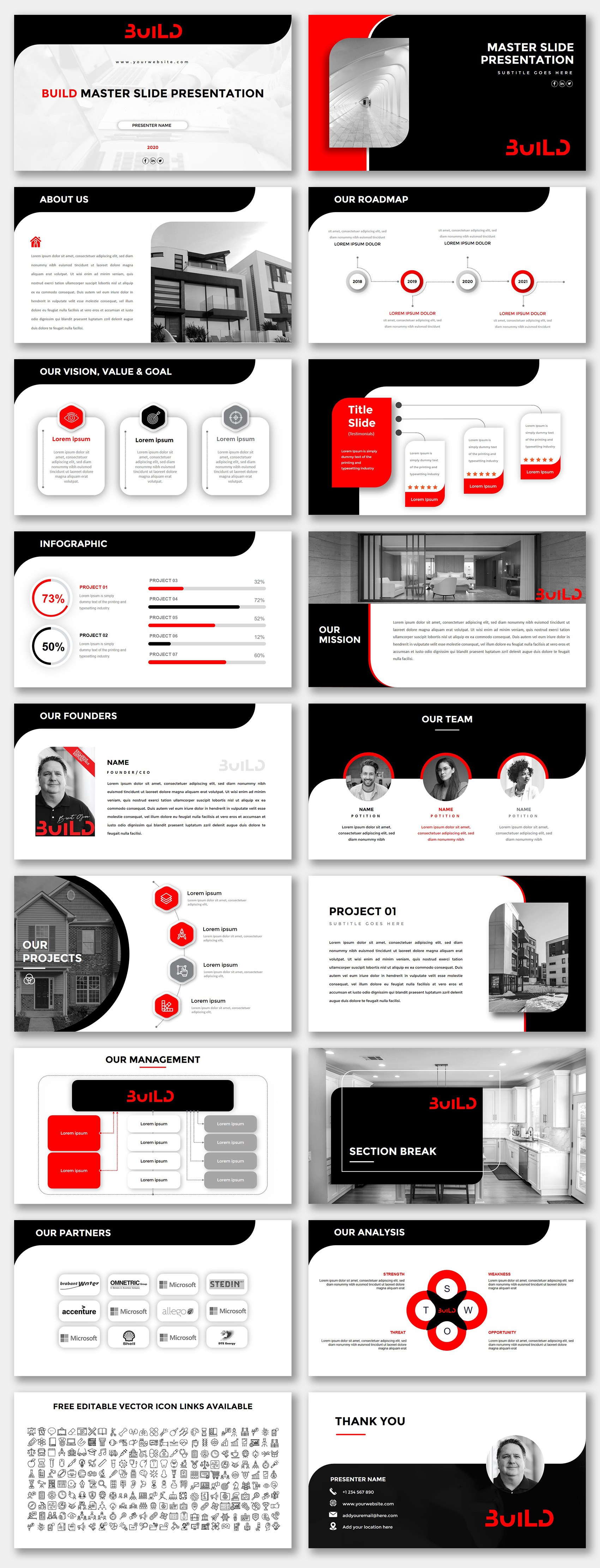 PowerPoint Design by Luvinda for Mammoth Events inc | Design #24729230