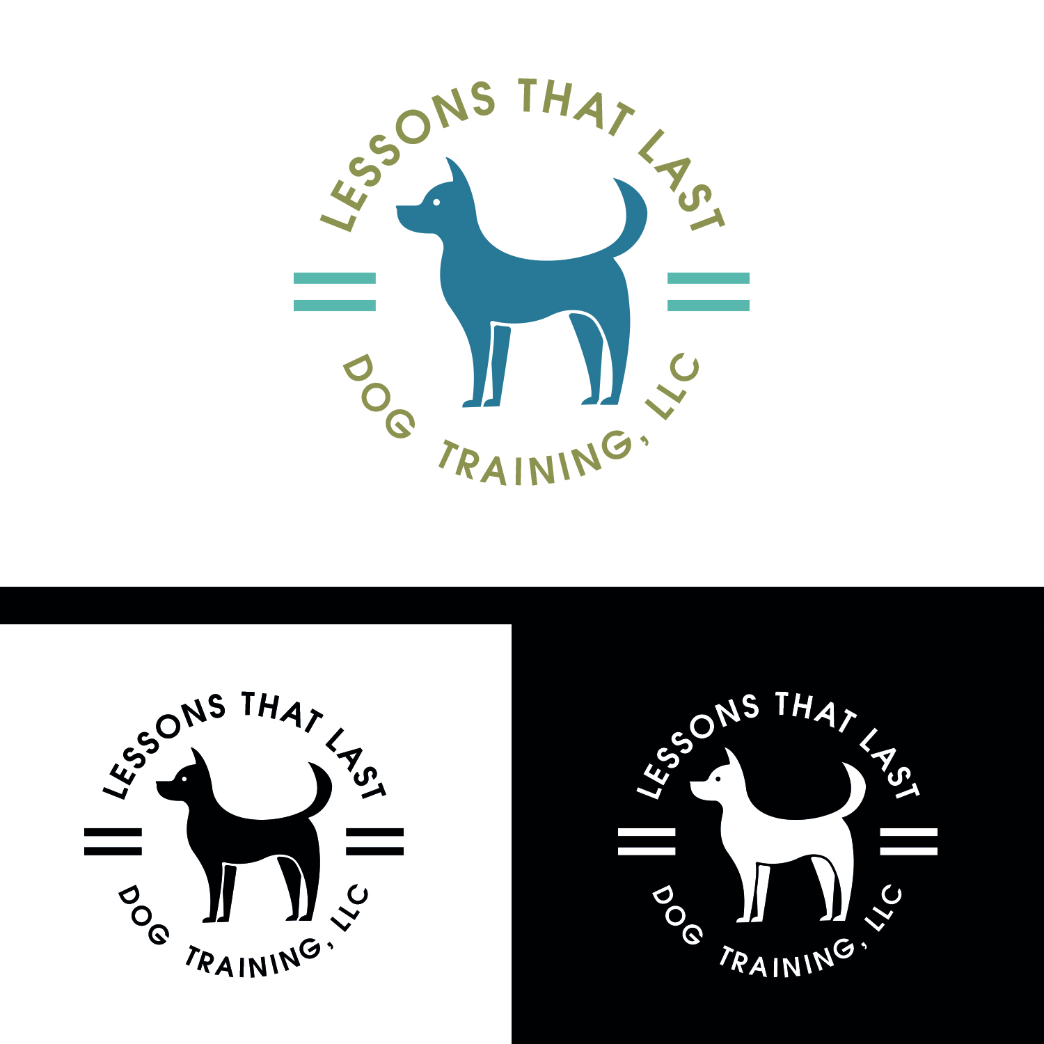 Logo Design by Wally_F for Lessons That Last Dog Training LLC | Design #24695049