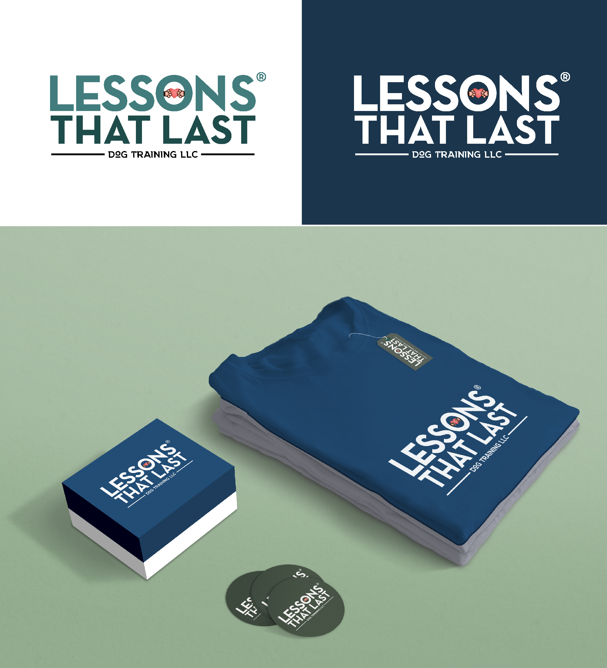 Logo Design by Fk_Design for Lessons That Last Dog Training LLC | Design #24696107