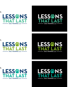 Diseño de Logo por Fk_Design para Lessons That Last Dog Training LLC | Diseño: #24700713