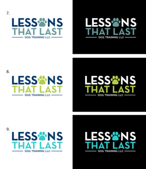 Diseño de Logo por Fk_Design para Lessons That Last Dog Training LLC | Diseño: #24703327