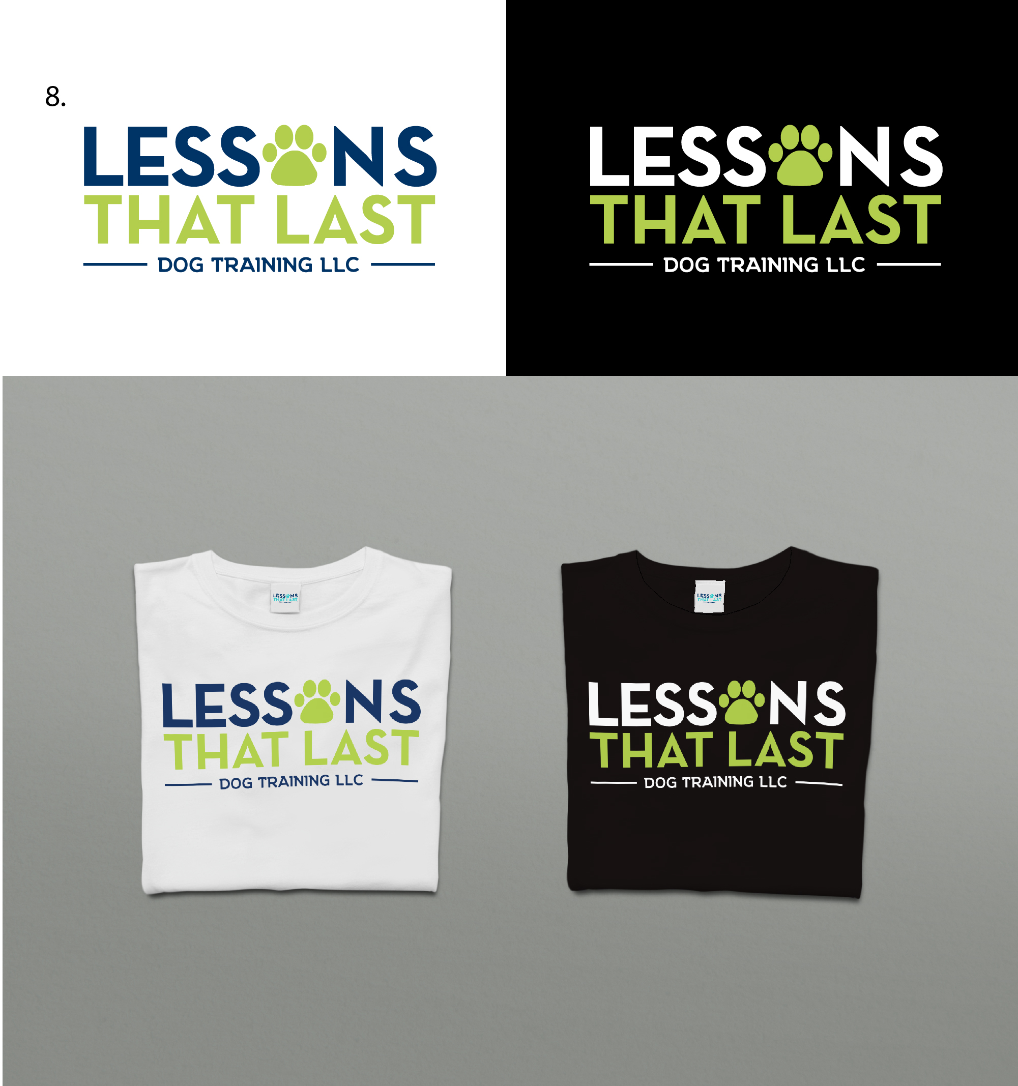 Logo Design by Fk_Design for Lessons That Last Dog Training LLC | Design #24718760