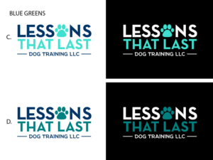 Logo Design by Fk_Design for Lessons That Last Dog Training LLC | Design: #24721523