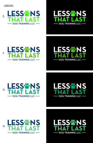 Logo Design by Fk_Design for Lessons That Last Dog Training LLC | Design: #24721524