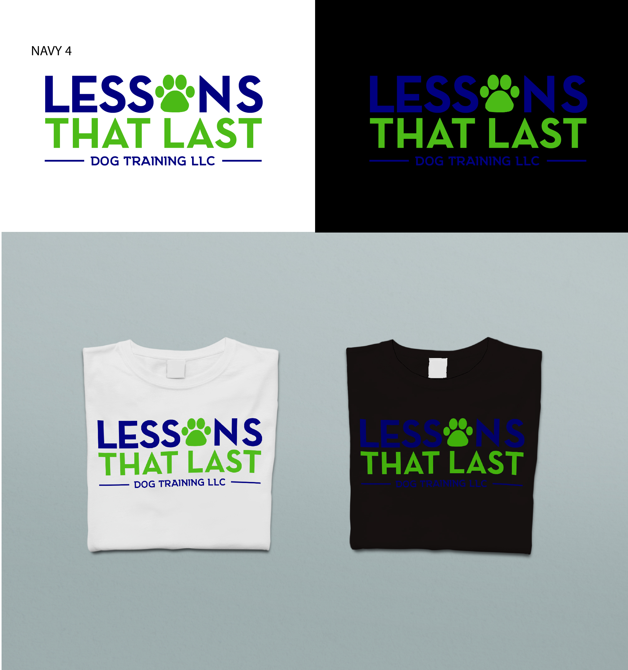 Logo Design by Fk_Design for Lessons That Last Dog Training LLC | Design #24729345
