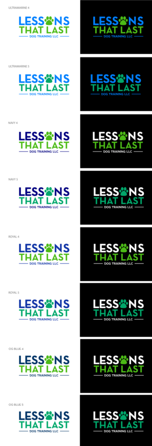 Logo Design by Fk_Design for Lessons That Last Dog Training LLC | Design: #24735390