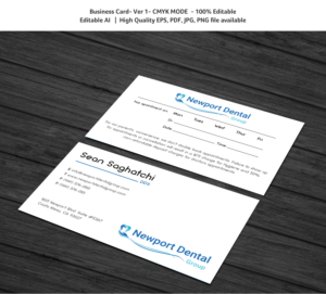 Business Card Design by Expert Designer for Newport Dental Group | Design #24695970