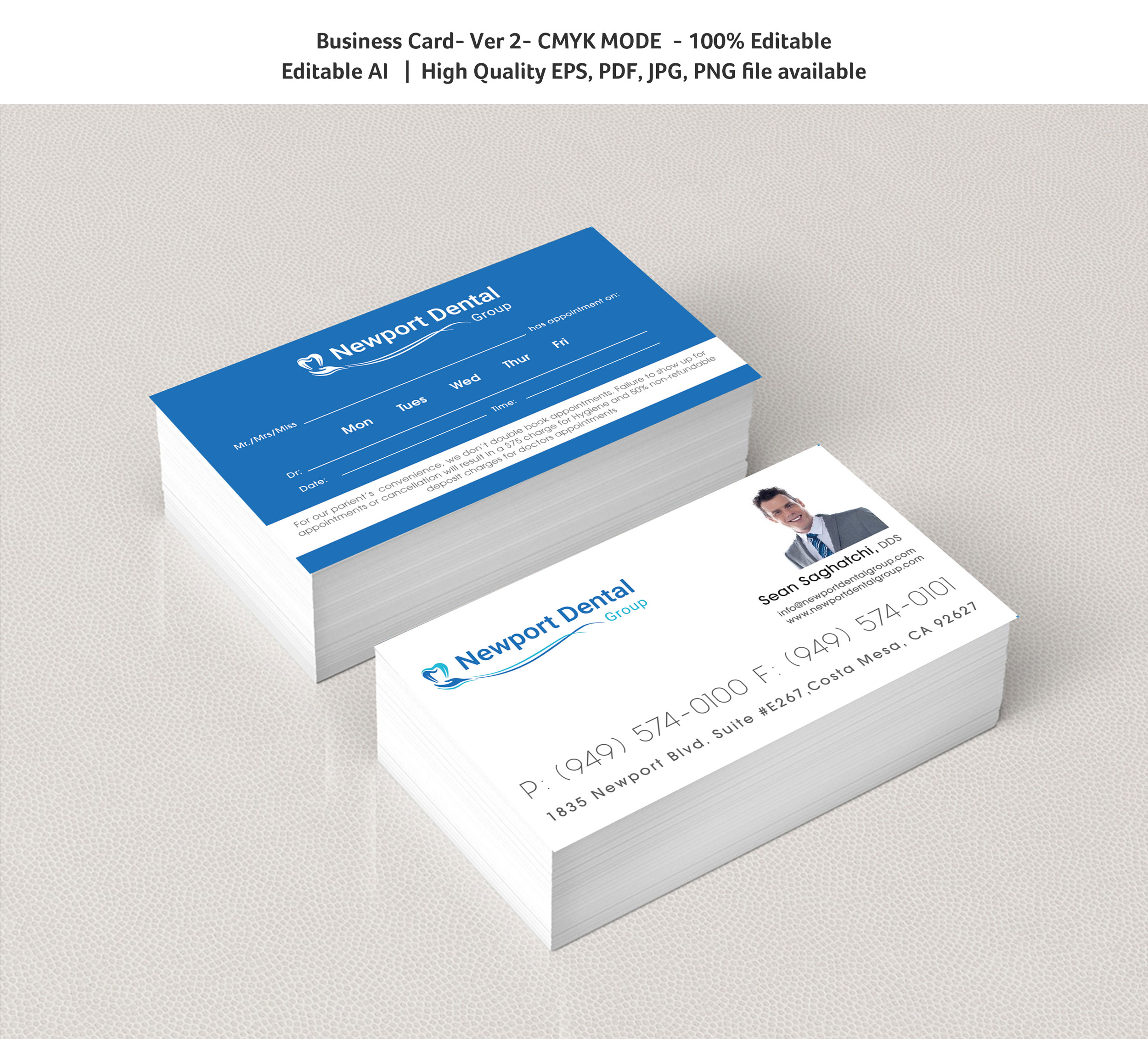 Design de Carte de Visite par Expert Designer pour Newport Dental Group | Design #24697461