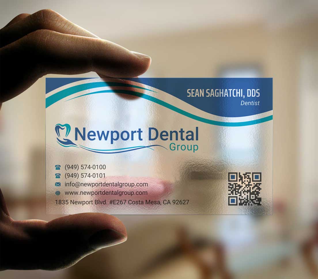 Business Card Design by INDIAN_Ashok for Newport Dental Group | Design #24696428
