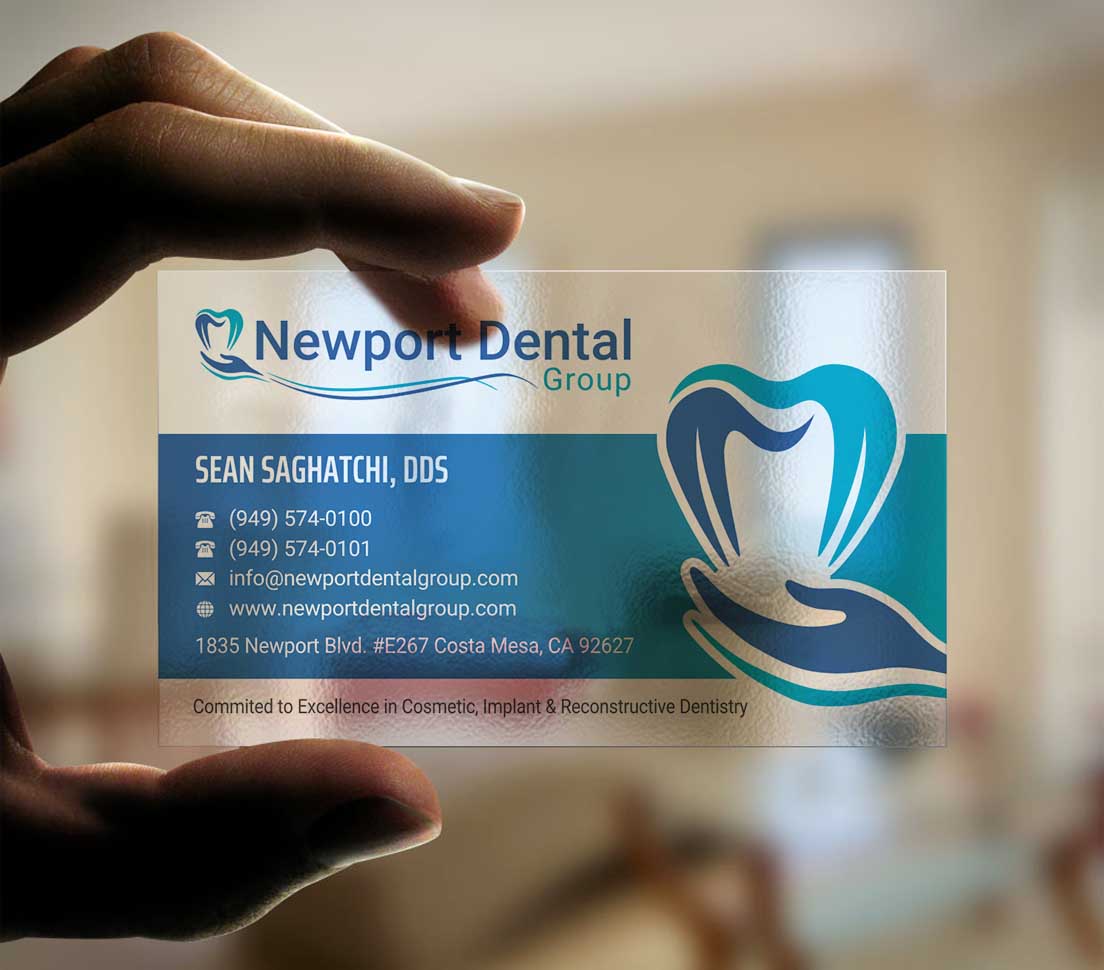 Business Card Design by INDIAN_Ashok for Newport Dental Group | Design #24696433