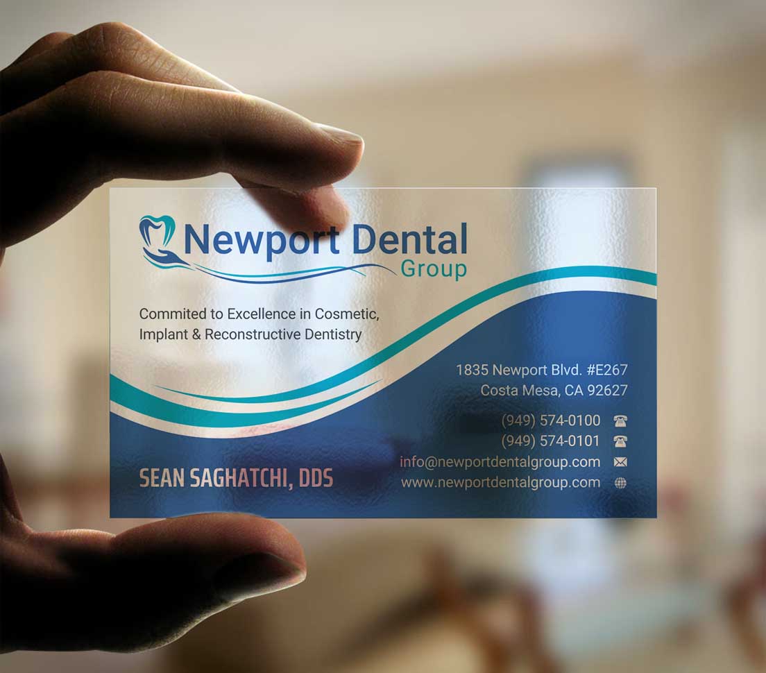 Visitenkarten-Design von INDIAN_Ashok für Newport Dental Group | Design #24696437
