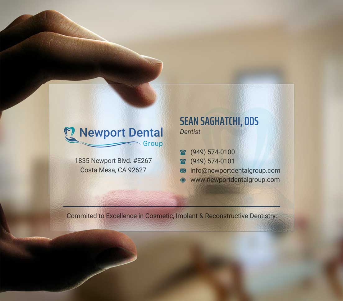 Business Card Design by INDIAN_Ashok for Newport Dental Group | Design #24696440