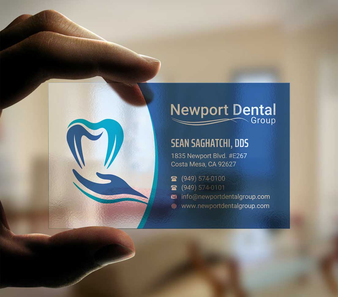 Business Card Design by INDIAN_Ashok for Newport Dental Group | Design #24696443