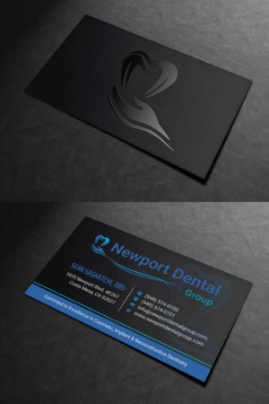 Business Card Design by INDIAN_Ashok for Newport Dental Group | Design: #24696451