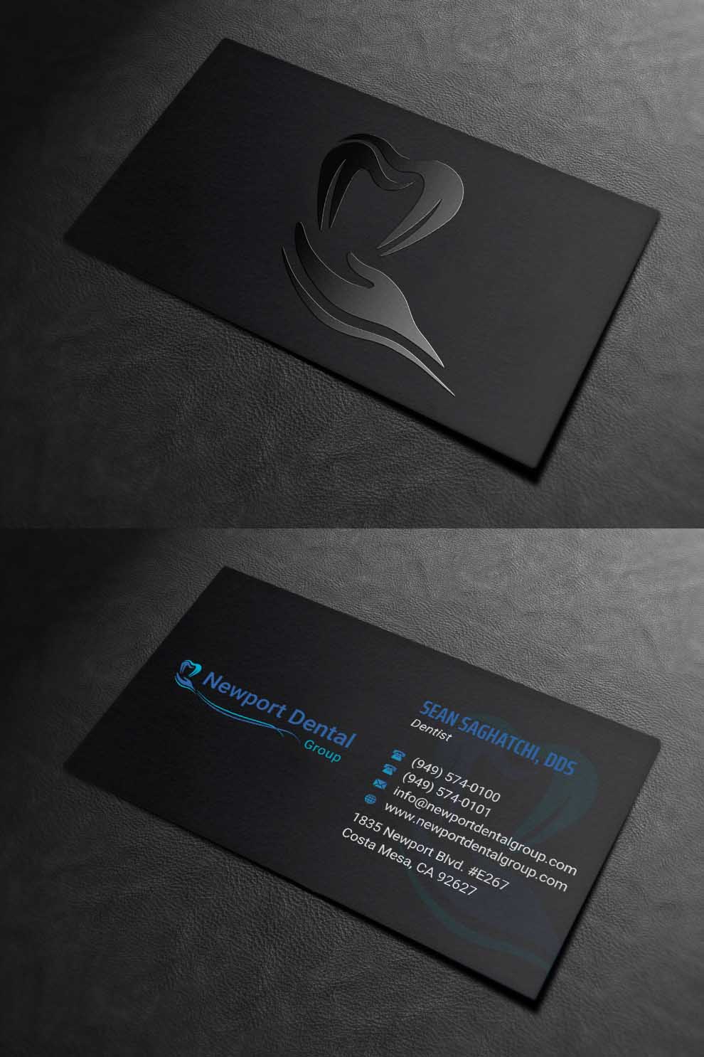 Design de Carte de Visite par INDIAN_Ashok pour Newport Dental Group | Design #24696454