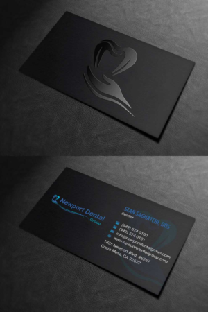 Business Card Design by INDIAN_Ashok for Newport Dental Group | Design: #24696454