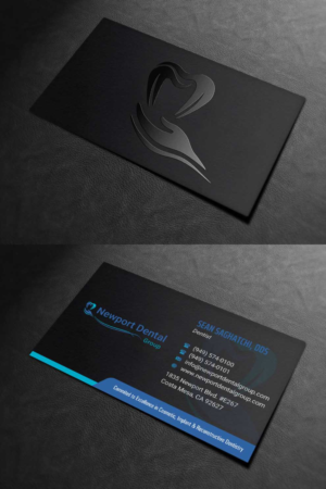Business Card Design by INDIAN_Ashok for Newport Dental Group | Design: #24696455