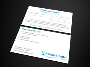 Business Card Design by Verified artistry (Design garden) for Newport Dental Group | Design: #24695411