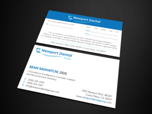 Business Card Design by Verified artistry (Design garden) for Newport Dental Group | Design: #24695415