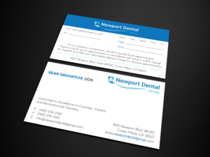 Business Card Design by Verified artistry (Design garden) for Newport Dental Group | Design: #24695416