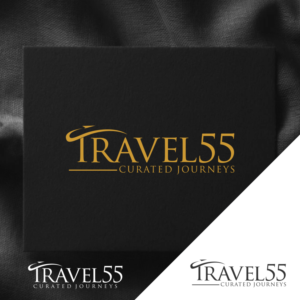 Travel55   (with bi-line of)   '..... curated journeys' | Design de Logo par Gerald Design 3