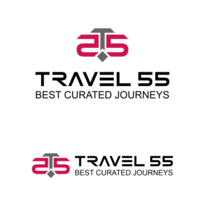 Travel55   (with bi-line of)   '..... curated journeys' | Design de Logo par Jet-D