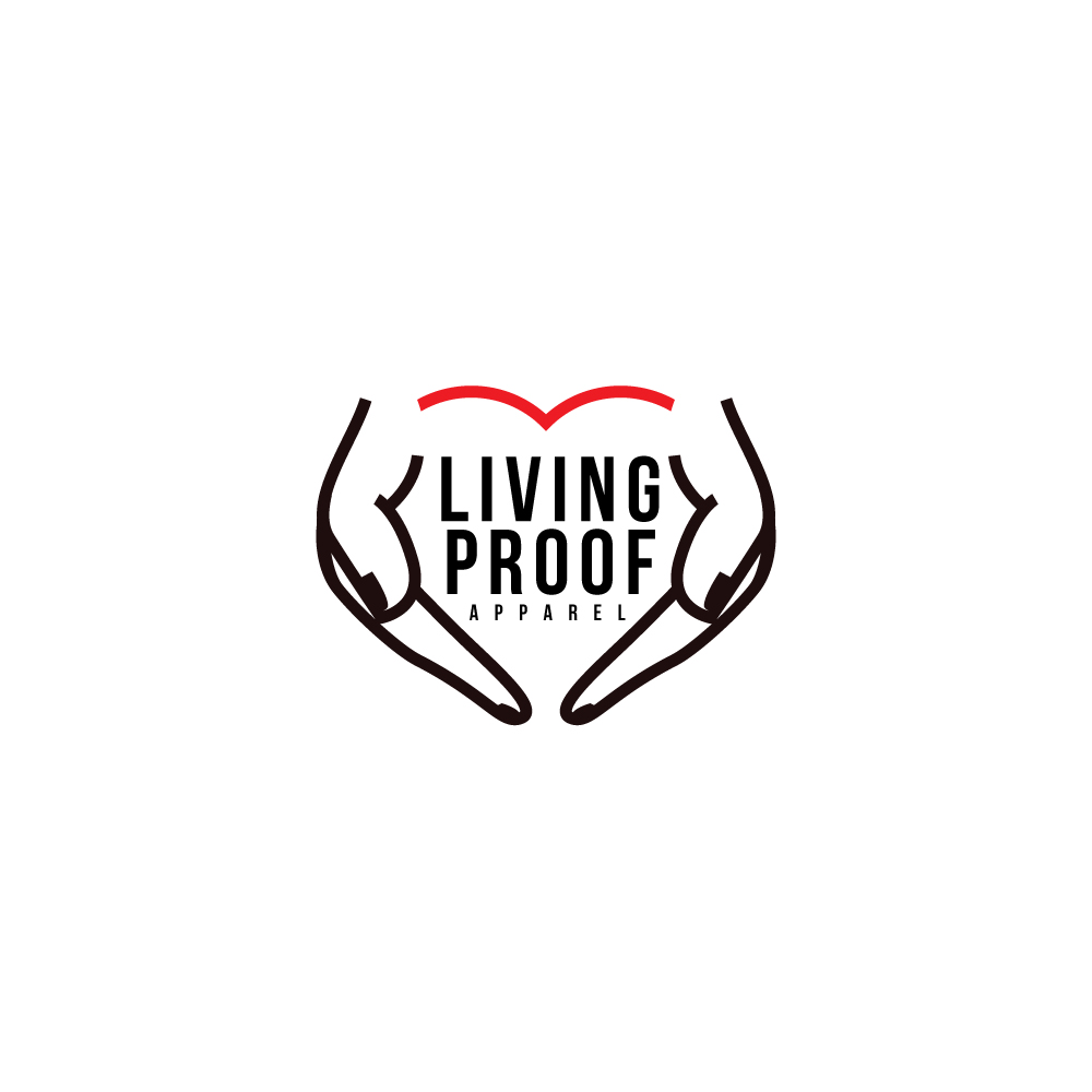 Logo Design by I designs for Living proof apparel  | Design #24702121