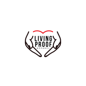 Logo Design by I designs for Living proof apparel  | Design #24702121