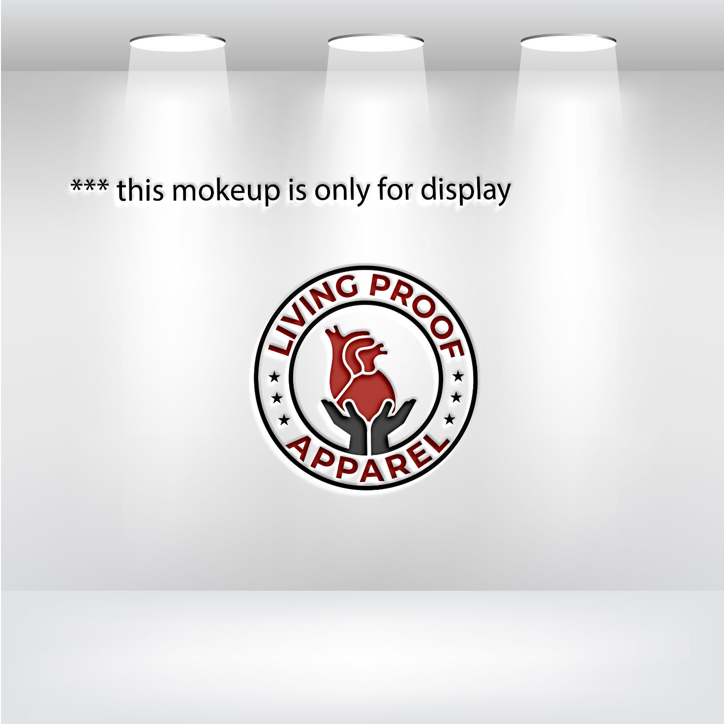 Logo Design by Ochieng for Living proof apparel  | Design #24699186