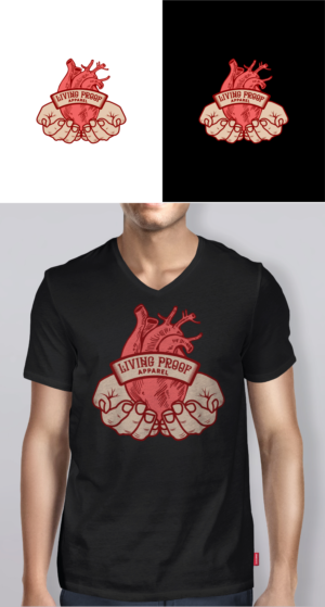 Logo Design by easin 3 for Living proof apparel  | Design #24703403
