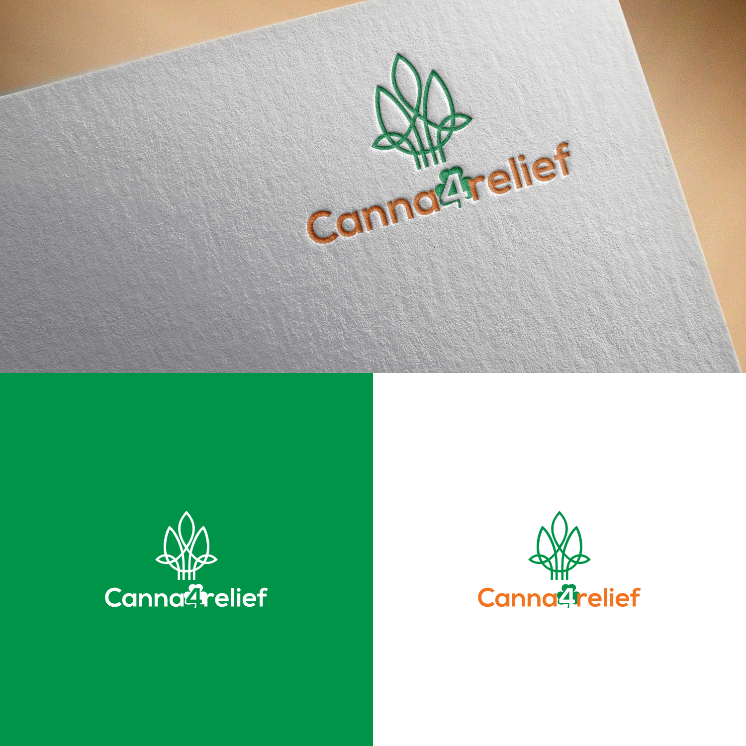 Logo Design by ZiangArt_Studio for Canna4relief  | Design #24706917