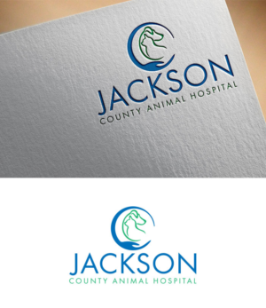 can add Jackson County Animal Hospital or JCAC, but not necessary | Logo Design by Aliqa Design