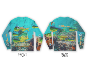 Team Clean by Gene Sublimation Long Sleeve Fishing Shirt  | Diseño de Camiseta por duatitik.std