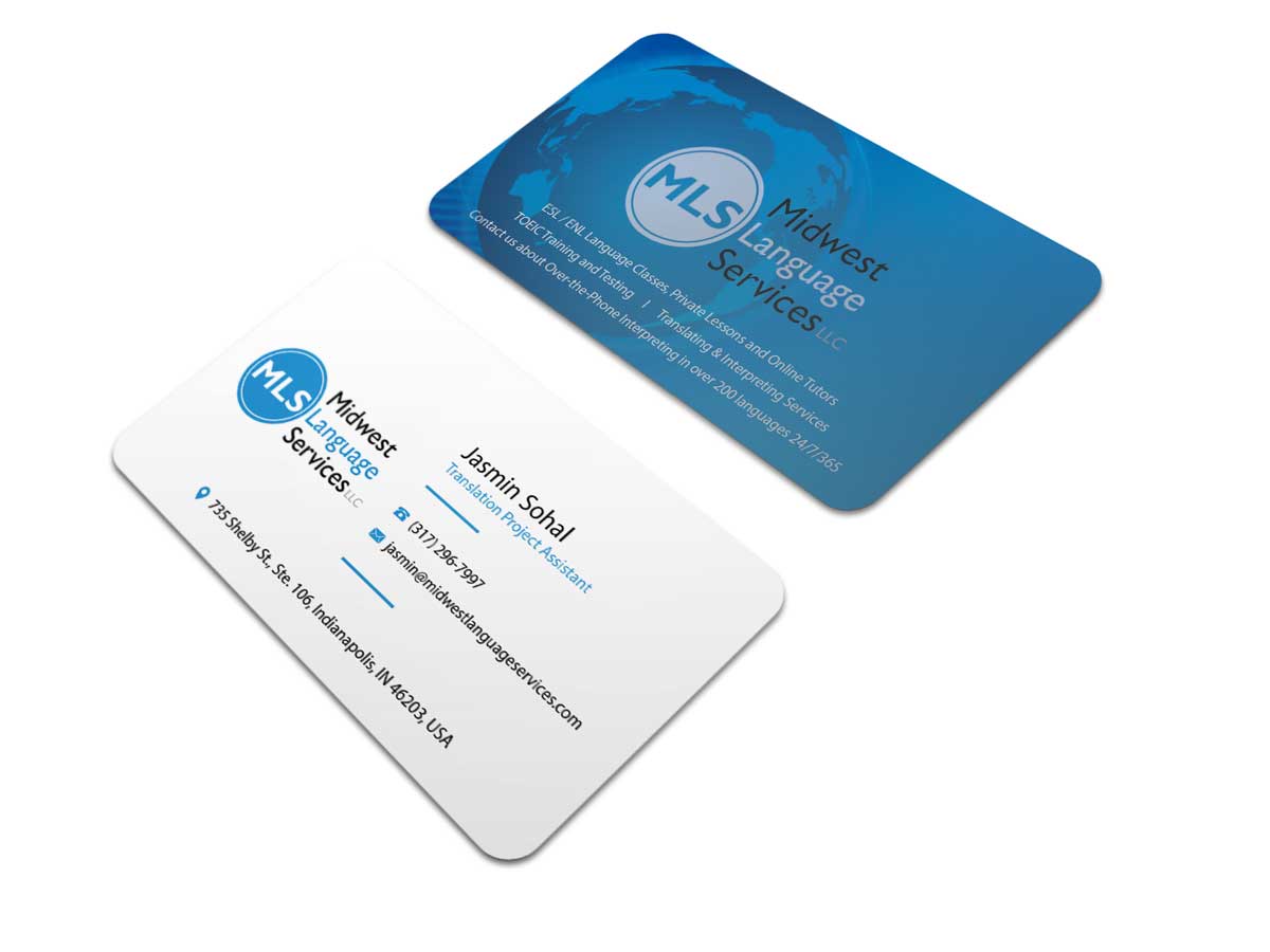 Diseño de Tarjeta de Presentación por Riz' para Midwest Language Services, LLC | Diseño #24728295
