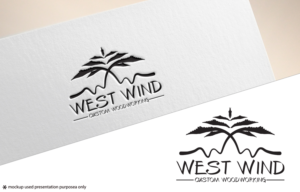 West wind custom woodworking | Logo Design by Juli creation