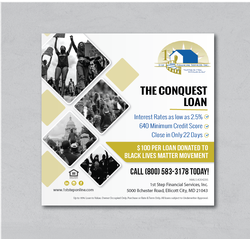 Flyer Design by alex989 for 1st Step Financial Services, Inc. | Design #24720125