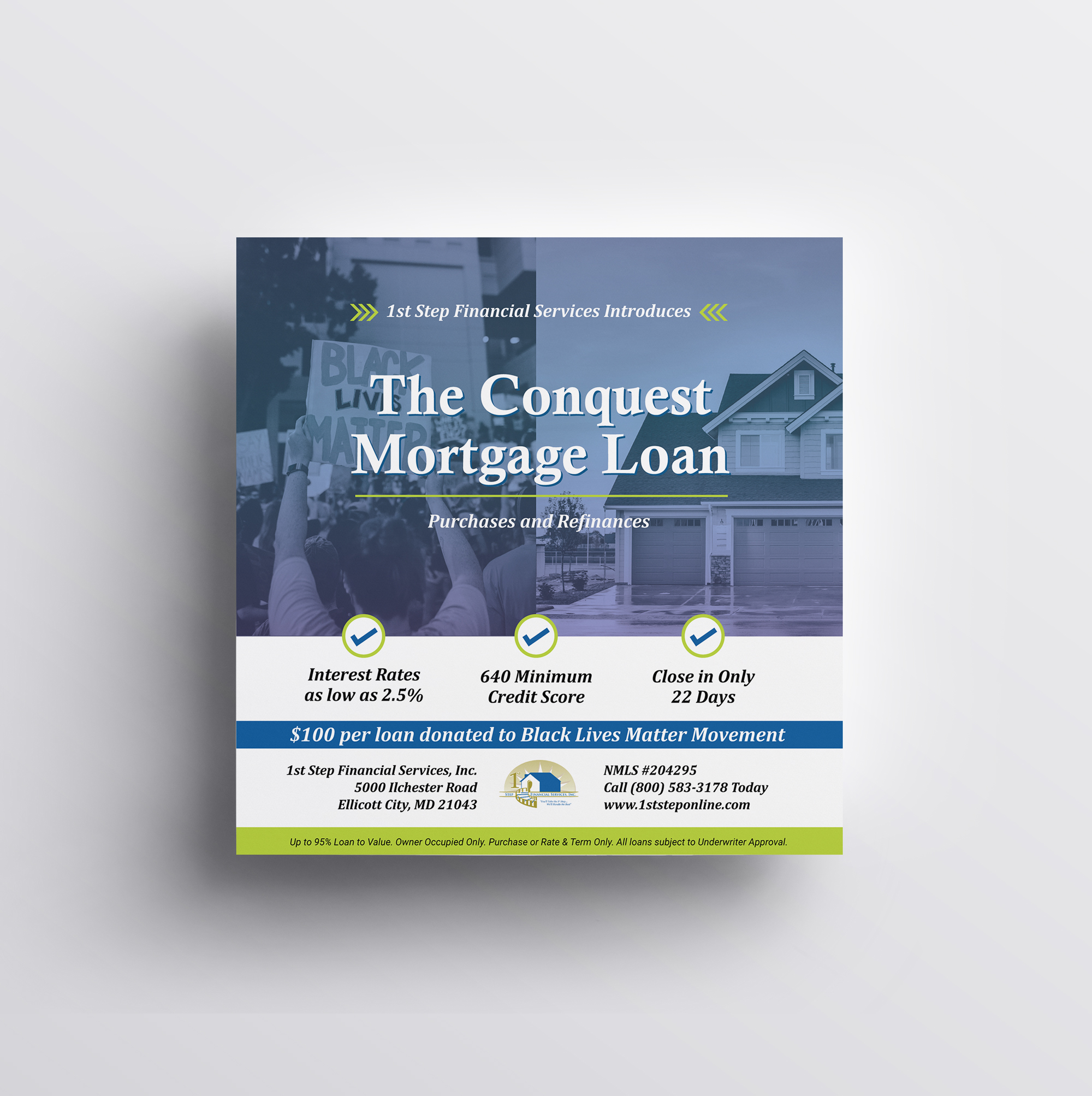 Flyer Design by JK18 for 1st Step Financial Services, Inc. | Design #24784977