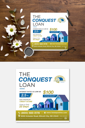 Diseño de Flyer por debdesign para 1st Step Financial Services, Inc. | Diseño: #24720224