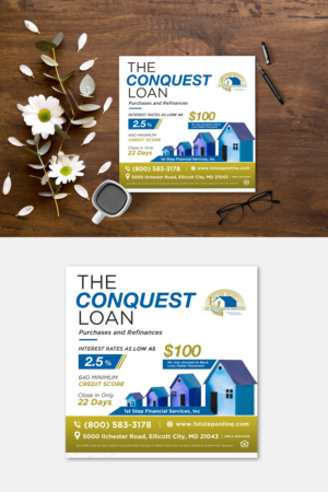 Diseño de Flyer por debdesign para 1st Step Financial Services, Inc. | Diseño: #24785274