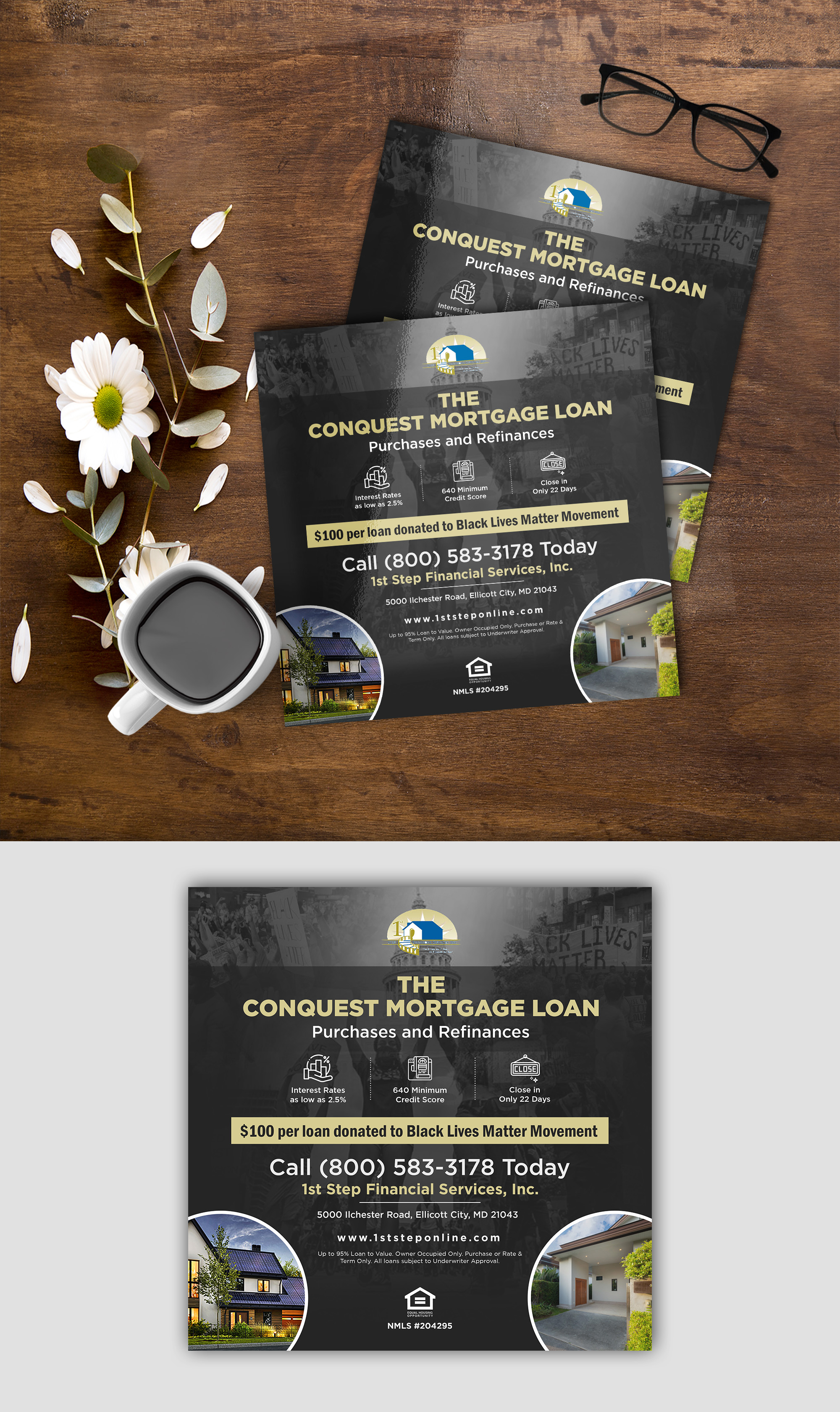 Flyer-Design von debdesign für 1st Step Financial Services, Inc. | Design #24785790