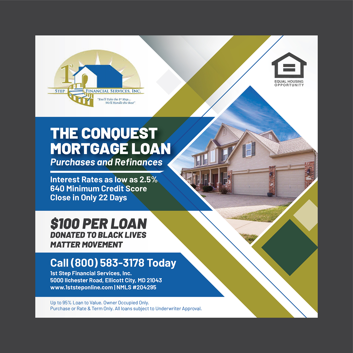 Flyer Design by Deziners Zone for 1st Step Financial Services, Inc. | Design #24786369