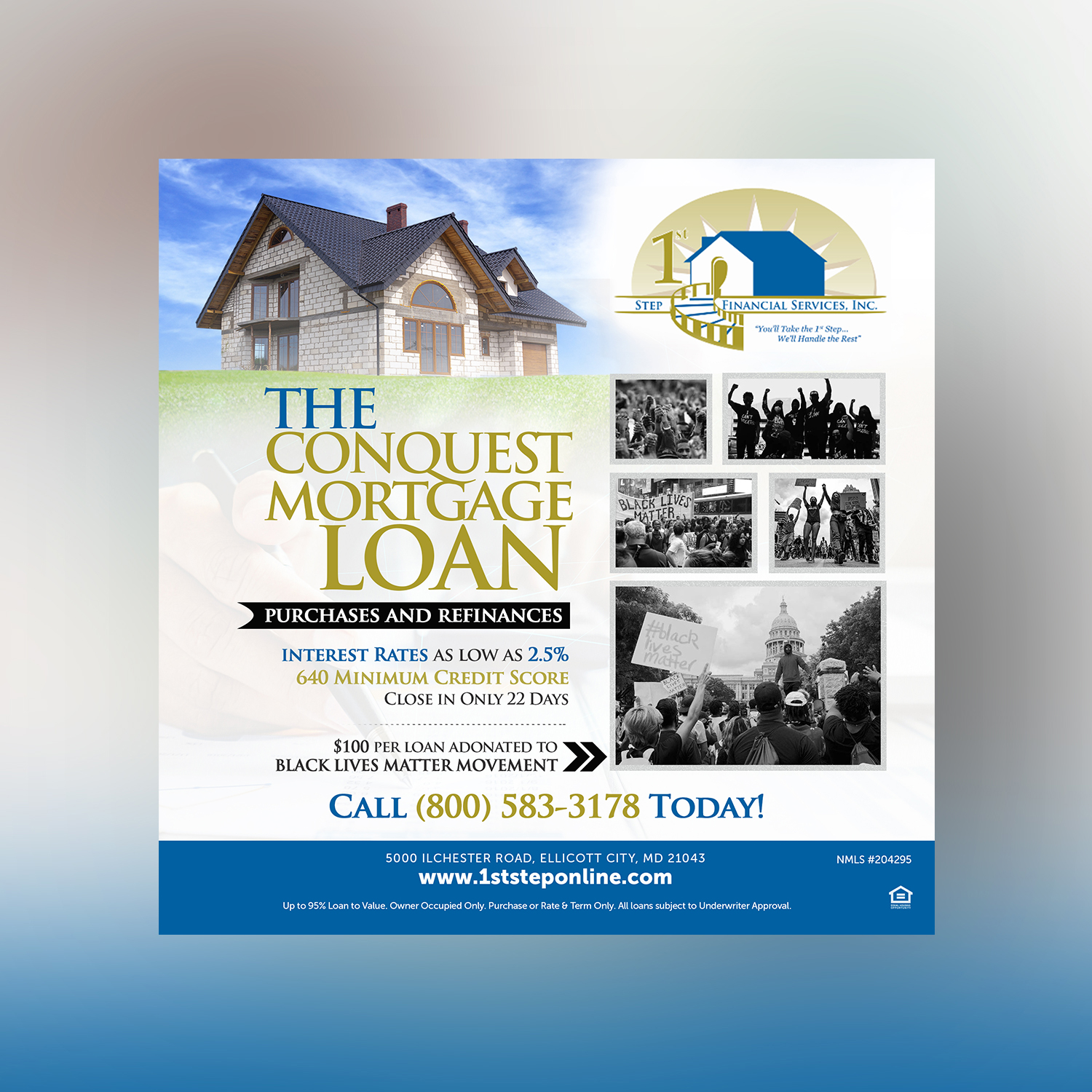 Flyer-Design von SEBA DESIGN für 1st Step Financial Services, Inc. | Design #24782833