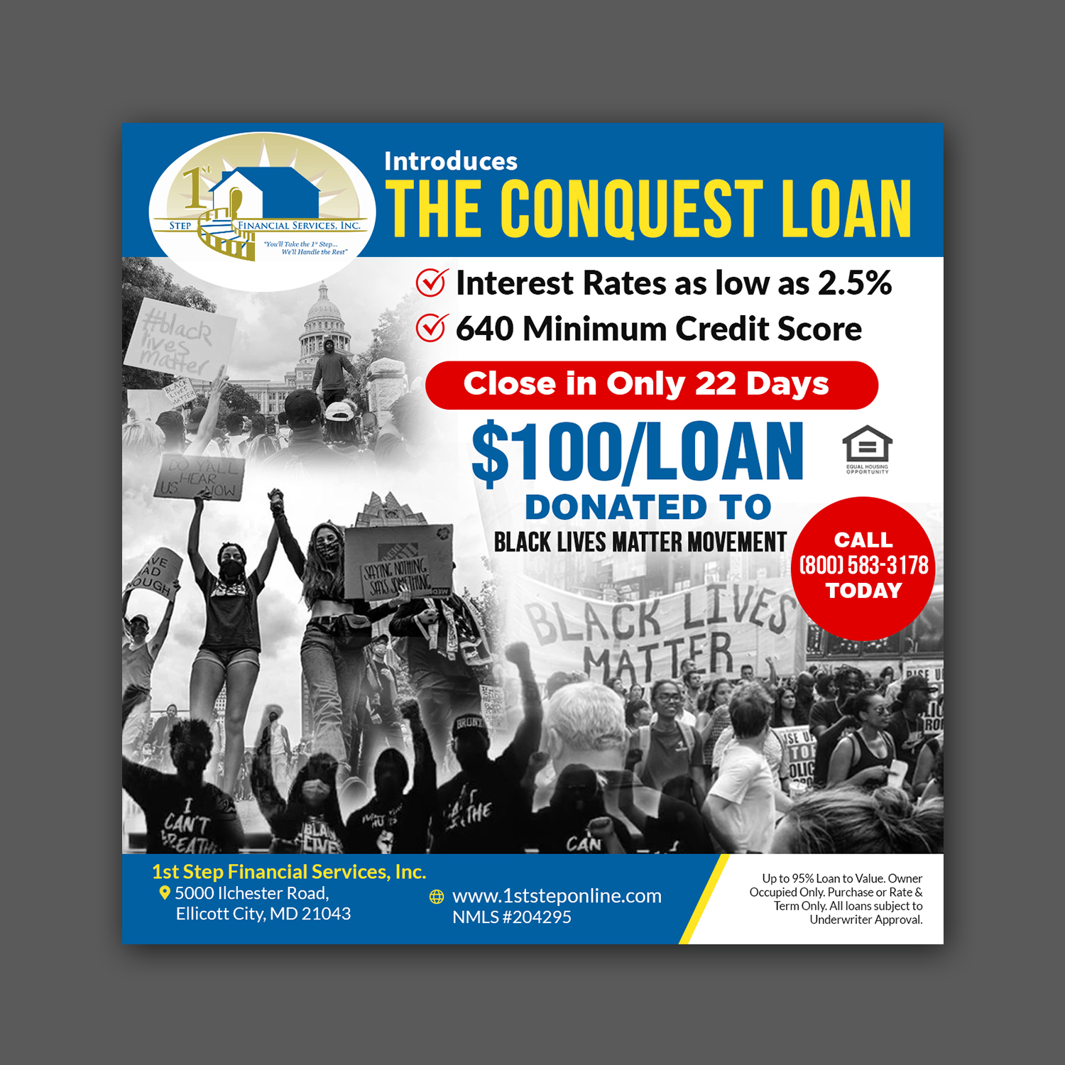 Design de Flyer par aspiremedia pour 1st Step Financial Services, Inc. | Design #24717418