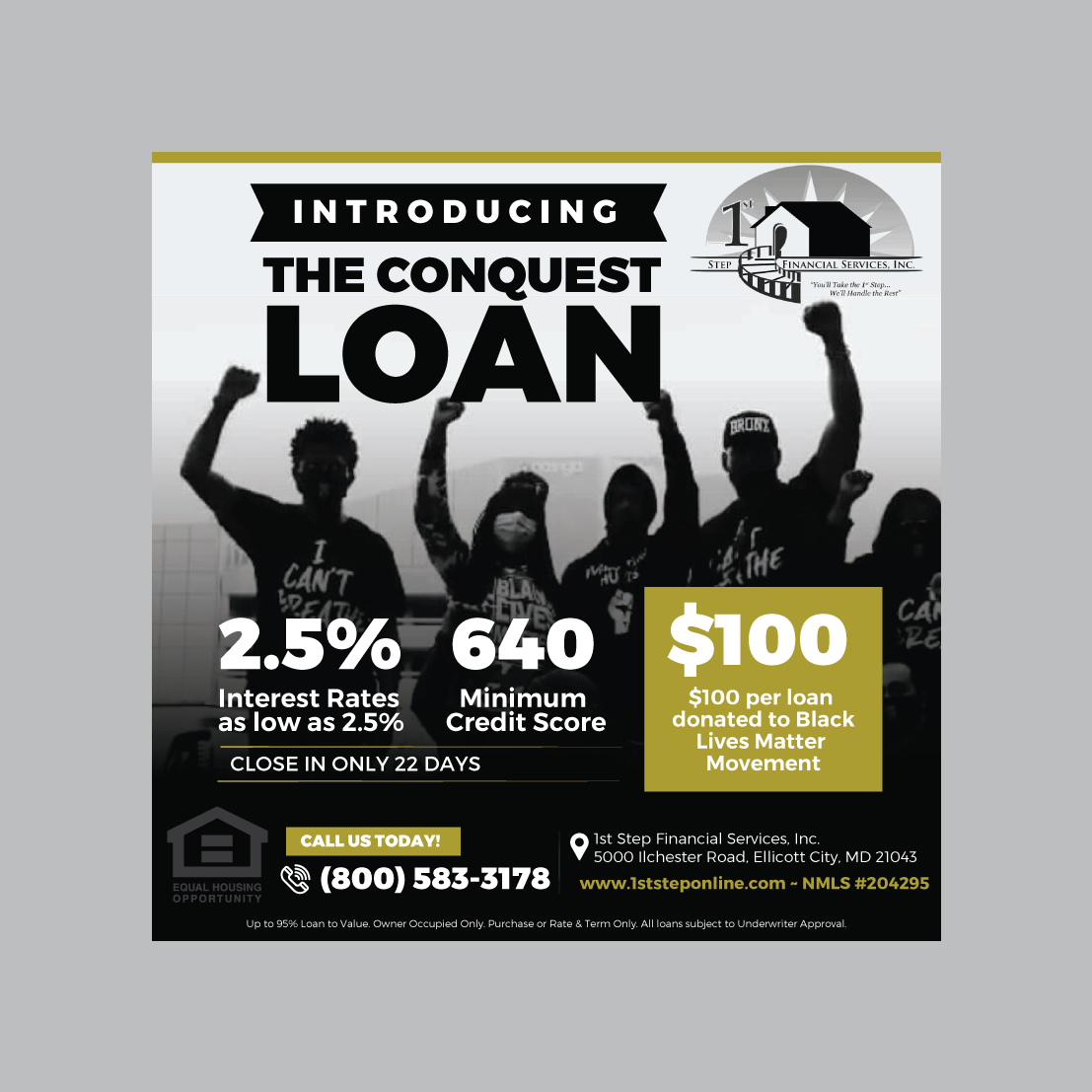 Flyer-Design von Benson M. für 1st Step Financial Services, Inc. | Design #24715939