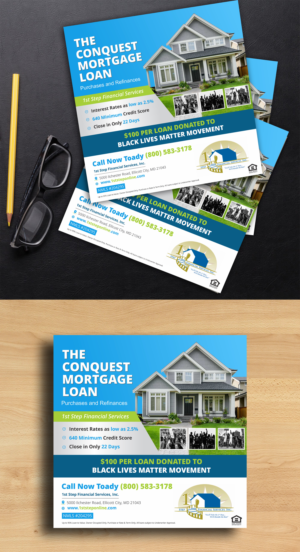 Flyer Design by ecorokerz for 1st Step Financial Services, Inc. | Design #24785155