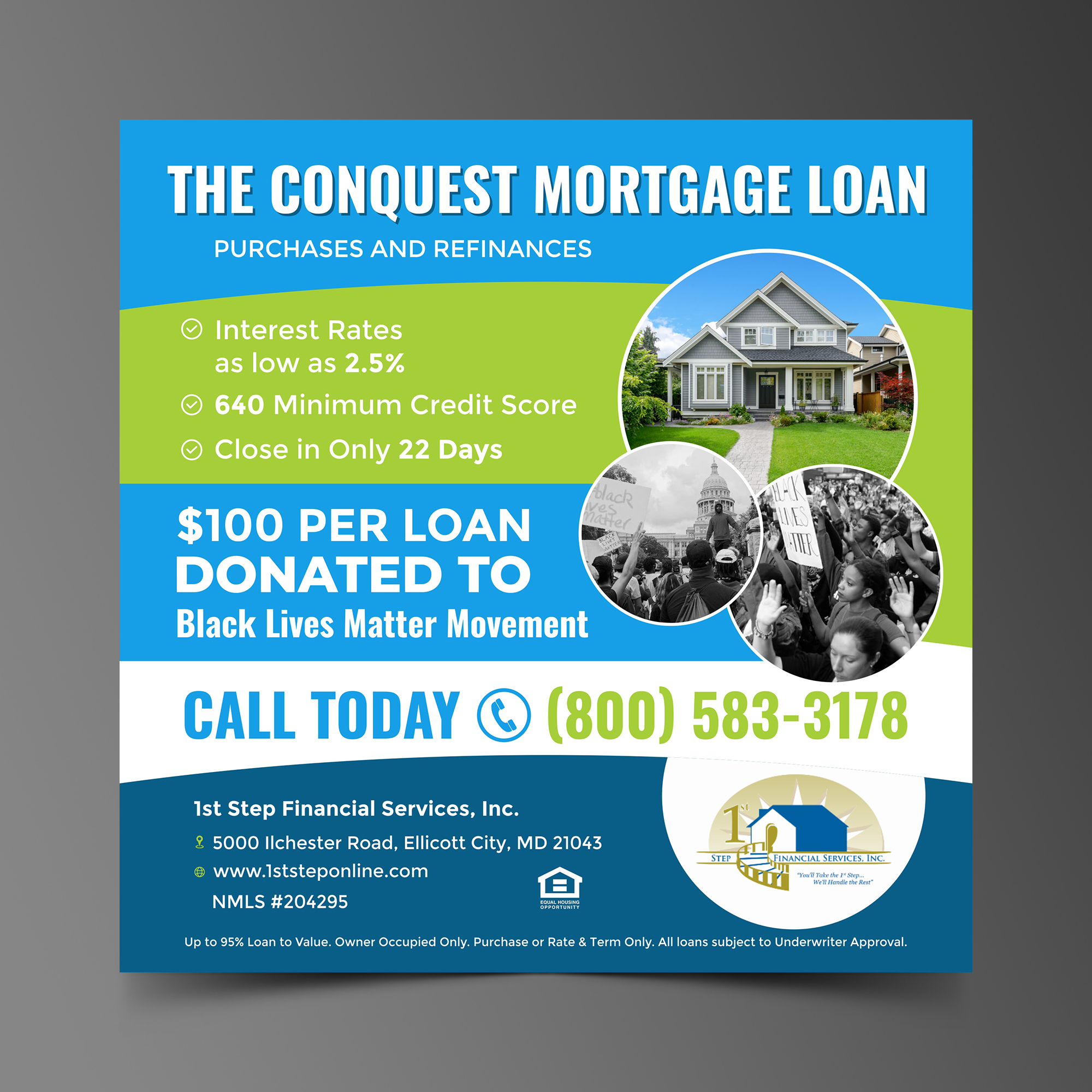 Flyer Design by ecorokerz for 1st Step Financial Services, Inc. | Design #24785671