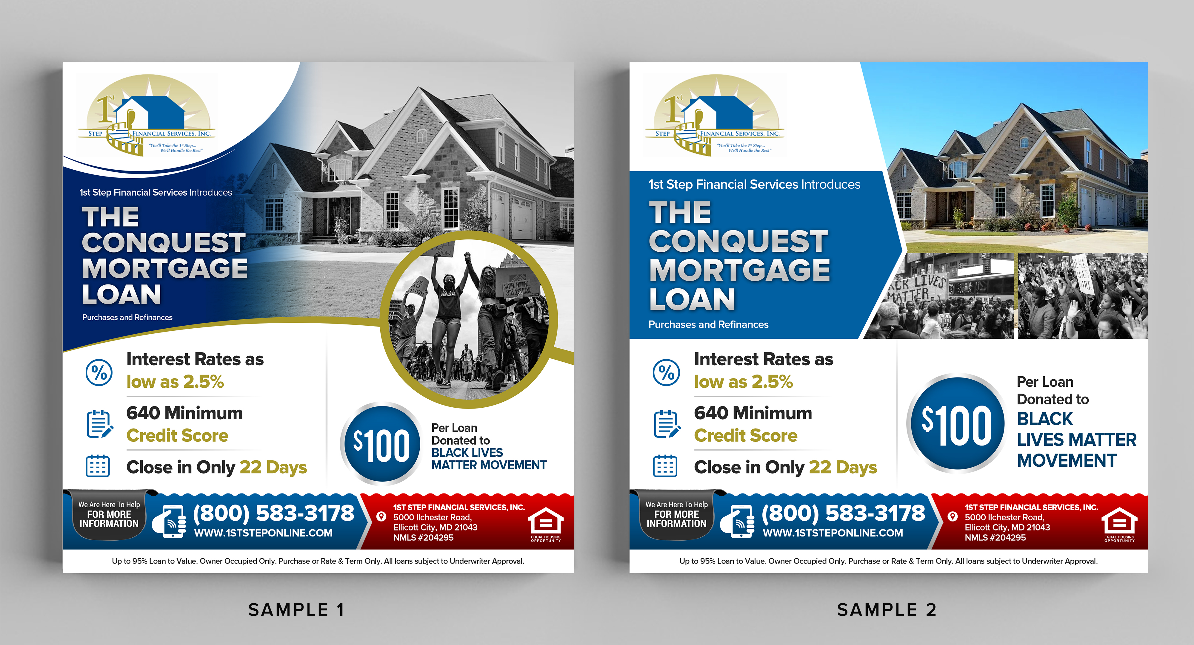 Flyer-Design von SAI DESIGNS für 1st Step Financial Services, Inc. | Design #24787008