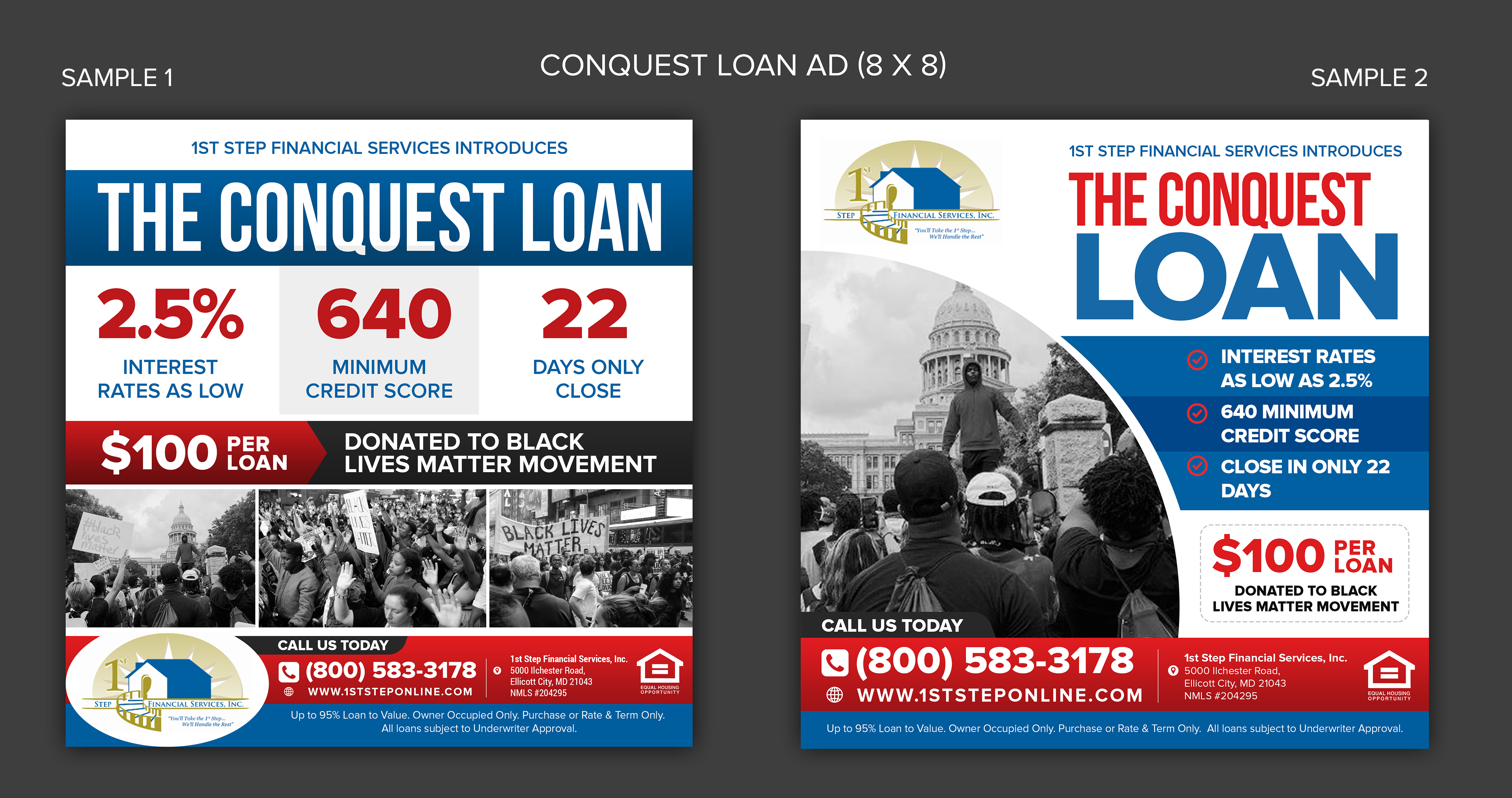 Design de Flyer par ARTOGRAPHY pour 1st Step Financial Services, Inc. | Design #24717931